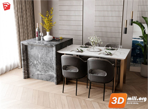 Kitchen island Skp Files